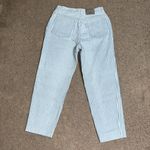 Levi's 900 Series Silver Tab 80s Vintage Straight Leg Blue White Railroad Stripe Photo 3