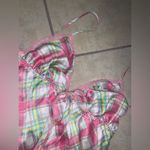 Victoria's Secret Victoria’s Secret angels plaid satin bow slip  spring y2k classic ruffle boho Photo 3