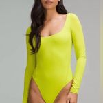 Lululemon NWT  Wundermost Ultra-Soft Nulu Square-Neck LS Bodysuit Size M Photo 1