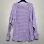 We The Free  Thien's Hacci Sweater Long Sleeve Top Periwinkle Purple Women’s L Photo 2