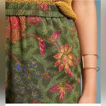 Anthropologie ett:twa Pants Womens Medium Green Schuyler Floral Crop Boho Hippie Photo 5