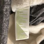 Green Tea  Womens Puffer Vest Faux Fur Lined Hooded Pockets Gray Size S Photo 3