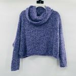 Free People BFF Cowl Neck Grape Hyacinth Sweater Super Soft Oversized Size XS Photo 11