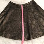 CREATURES OF COMFORT Bronze Metallic Mini Circle Skirt Skater Flared Large New‎ Gold Photo 8