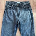Bershka  High Rise Black Mom Straight Leg Jean Size 8 Photo 4