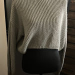 Elodie  Ribbed Knit Sweater - Gray Photo 0