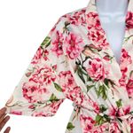 Show Me Your Mumu  Floral Kimono Robe Pink Green One Size Photo 2