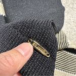 St. John  Sport Wool Blend Santana Knit V-Neck Sweater Shortsleeve Striped Size P Photo 5