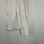 Anthropologie Delilah White Embroidered Pleated Lace Peasant Blouse Size 14 Photo 4