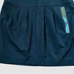 Gap Outlet Stretch Black Gray Pinstripe Pleated Skirt Polyester Uniform NWT Photo 7