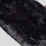 Urban Expression Urban Expressions black faux fur gold chain purse! Photo 6