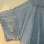 Anthropologie JP and Mattie Cornflower Blue Embroidered Top Lagenlook S Photo 2