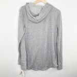 SO  Light Grey Fox Lounge Life Long Sleeve Sweatshirt Junior's Size Small S NWT Photo 6