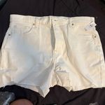 Gap 1969 Light beige high rise GAP cut off denim shorts Photo 0