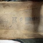 Birkenstock Women’s Size 37 US 6 6.5 Leather Sandals Anthracite Metallic Pewter Photo 7