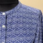 J. McLaughlin  White Baloon sleeves button down shirt size L Photo 1