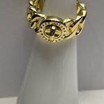 Marc Jacobs MARC BY  Goldplated Turnlock Katie Ring - Sz 7 - NWT Photo 3