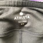 Athleta  Black Purple White 2-in-1 Skirted Leggings Women's Size Extra Small XS Photo 6