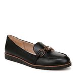 LIFESTRIDE | Black Loafers with Tortoise Chain Detail Size 8.5 Photo 7