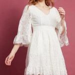 Modcloth Through The Blue Bells Dress Lace Bell Sleeves Size 2x Romantic Wedding Photo 0