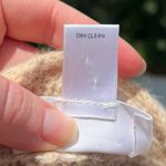 Loft Women’s Lambs Wool Angora Beige Short Sleeve Knit Cardigan Sweater Size S Photo 2