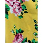 Women's Gibson Yellow Floral Halter Top Size S Photo 2