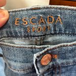 Escada Sport Mid Wash Straight Leg Jeans UK 40 US 31 Tailored Inseam Blue Photo 3