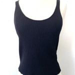 Maje  tank top knit black ribbed size L Photo 0