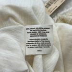 Decree  Ivory Cotton and Lace Cap Sleeve Top w/Buttons Size L NWT Photo 3