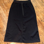 Zyia black athletic drawstring waist jersey athleisure S skirt Photo 0