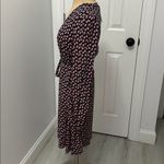 Boden Elodie Wrap Dress Navy Clover Size 4 Photo 5