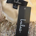 Lulus  Shimmering Gold Sequin Mini Dress Photo 1