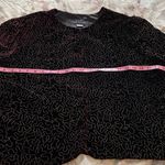 Maggie McNaughton Vintage Velvet Maroon With Gold Embroidery Button Up Blazer, size 24W Photo 5