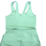 Spiritual Gangster M/L set mint Green Ribbed Leggings and Top has shelf bra Photo 2