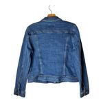 J.Crew  Jacket Women Medium Blue Medium Wash Classic Jean Jacket Coat‎ Outdoor Photo 2