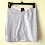 Naked Wardrobe  Faux Leather Croc Mini‎ Skirt Lavender Purple S Photo 2