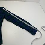 UnTuckIt Pipers Brook Blue Green‎ Solid Plaid Button Front Shirt Womens Size 10 Photo 7