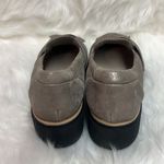 Clarks  Sharon Dasher Pewter Suede Loafers Knotted Size 10 Bin15 Photo 5