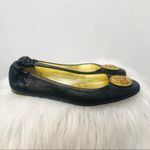 Juicy Couture black flats with gold symbol sz 9.5 Photo 56