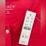 J.Crew  Feather jersey crewneck cardigan Strawberry Sunrise Photo 3