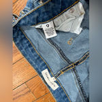Almost Famous  Distressed Blue Flare Jeans Photo 5