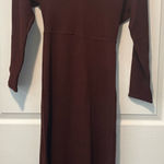 ZARA  Deep Brown Long Sleeve Dress Photo 0