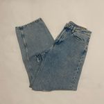 H&M  Loose Straight High Jeans Light Blue Photo 3
