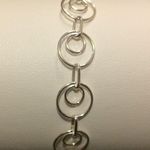 Sterling Silver 6 1/4”  Double Round Bracelet Photo 1