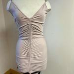 NWT 8 Birdies Boutique Brand Ruched Baby Pink Mini Dress with open back size S Photo 1