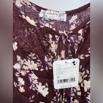 Free People NWT  x INTIMATELY FP Take It Away Bodysuit Chocolate Merlot - XL Photo 2