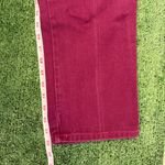 Rocky Mountain vintage maroon  Jeans with buffalo nickel crossover fly, size 25 Photo 10