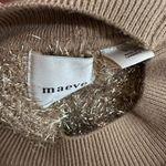Anthropologie The Violette Short-Sleeve Tinsel Sweater by Maeve in honey S Photo 4