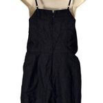 Madewell NWT Tie-Waist Romper Black Size 2 Photo 4