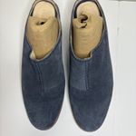 Cole Haan Suede Block Heel Mules Women's Slip On Shoes Blue Size Unknown Photo 7
